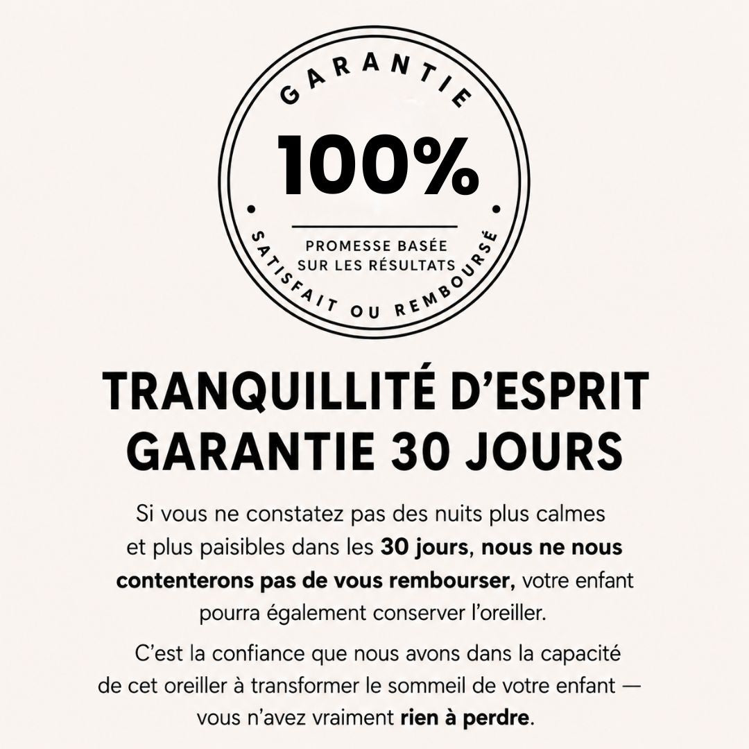 Oreiller Postural pour Enfants™ — Un alignement sain pendant le sommeil pour les enfants en pleine croissance