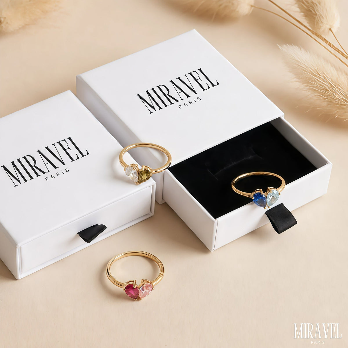 Bague Veria dans son écrin cadeau