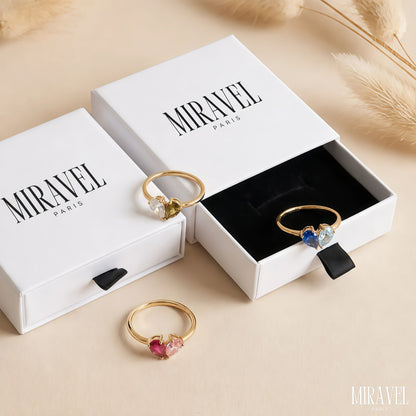 Bague Veria dans son écrin cadeau