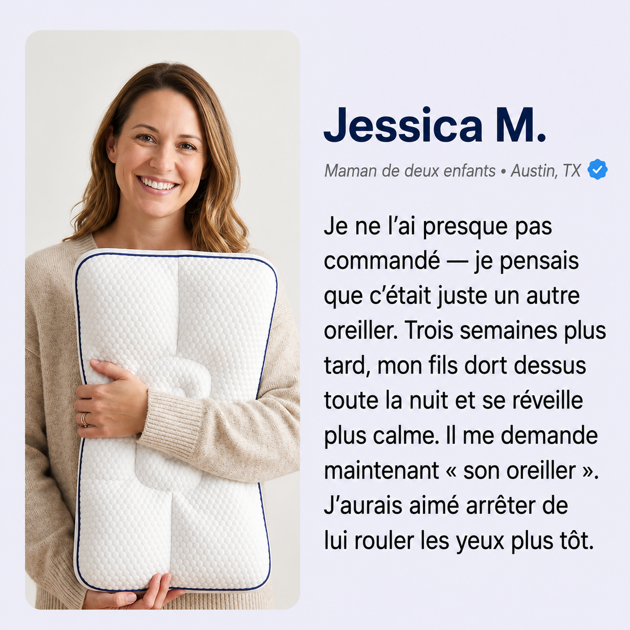 Oreiller Postural pour Enfants™ — Un alignement sain pendant le sommeil pour les enfants en pleine croissance