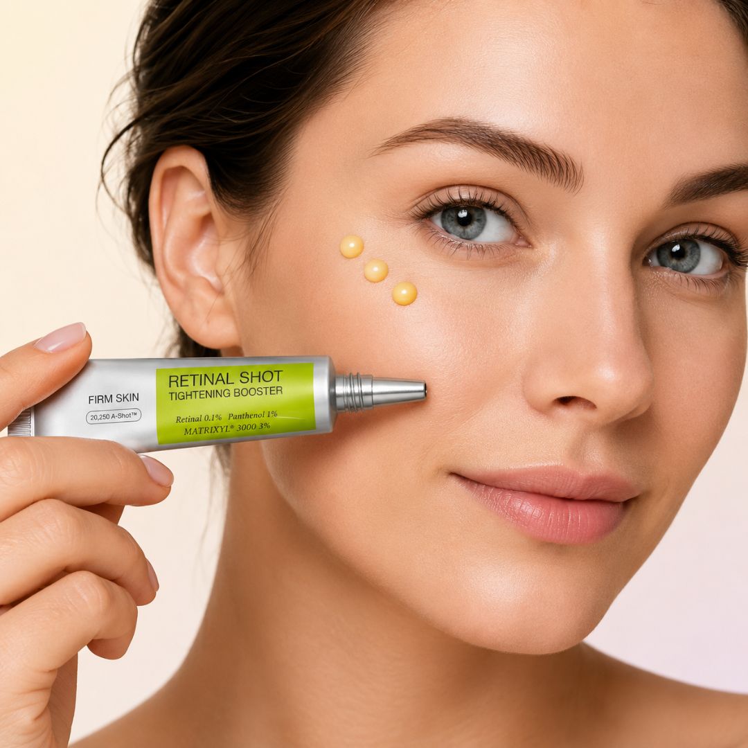 Applicazione del sérum al retinale