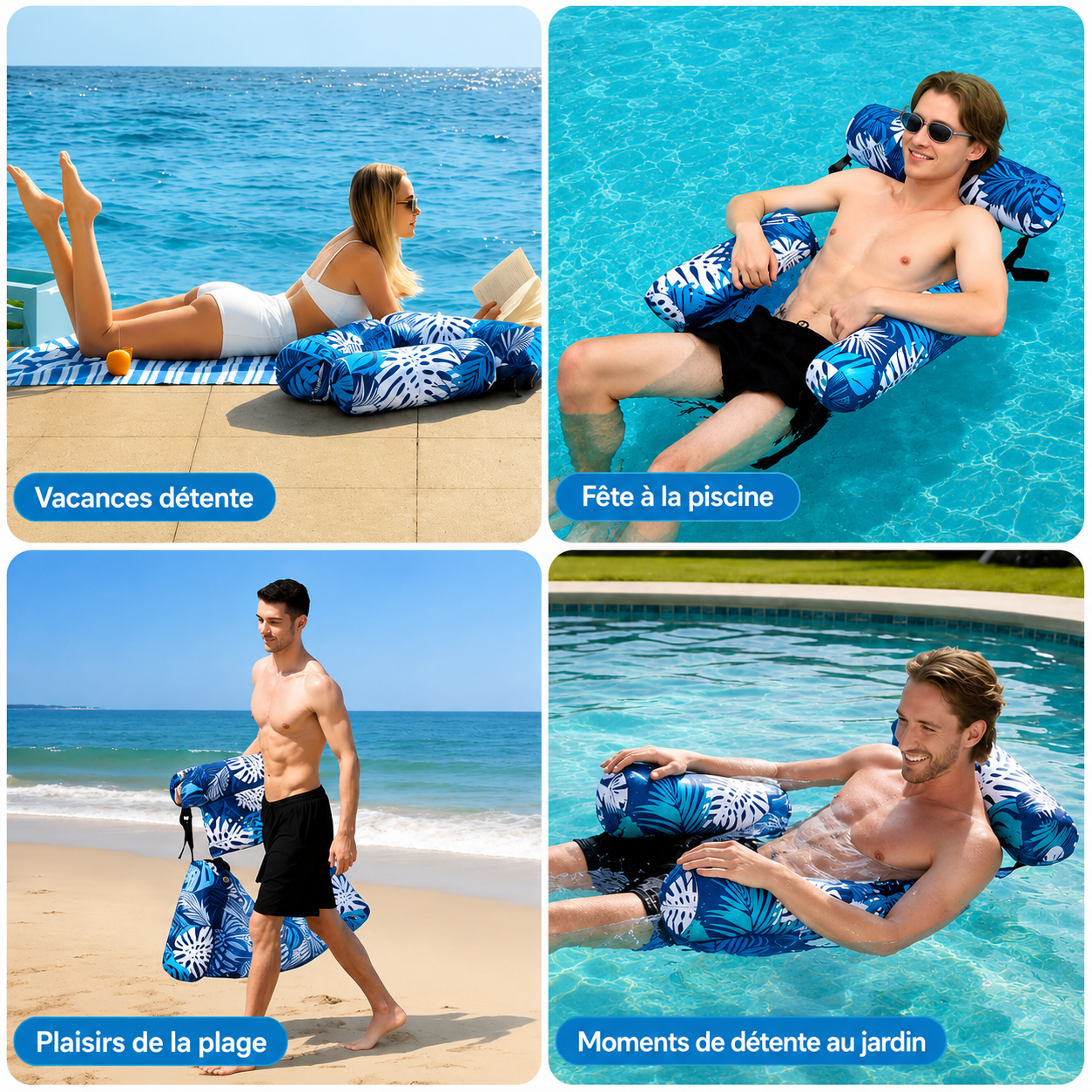 AquaZen™ – Fauteuil Hamac Flottant