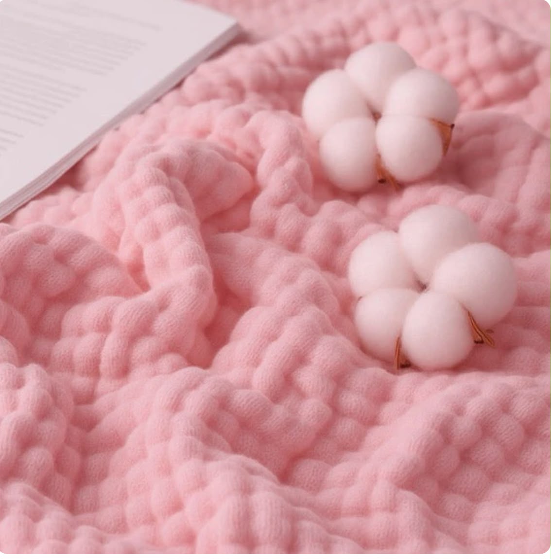 Mousselia™ – La couverture en mousseline de coton qui vous enveloppe de douceur