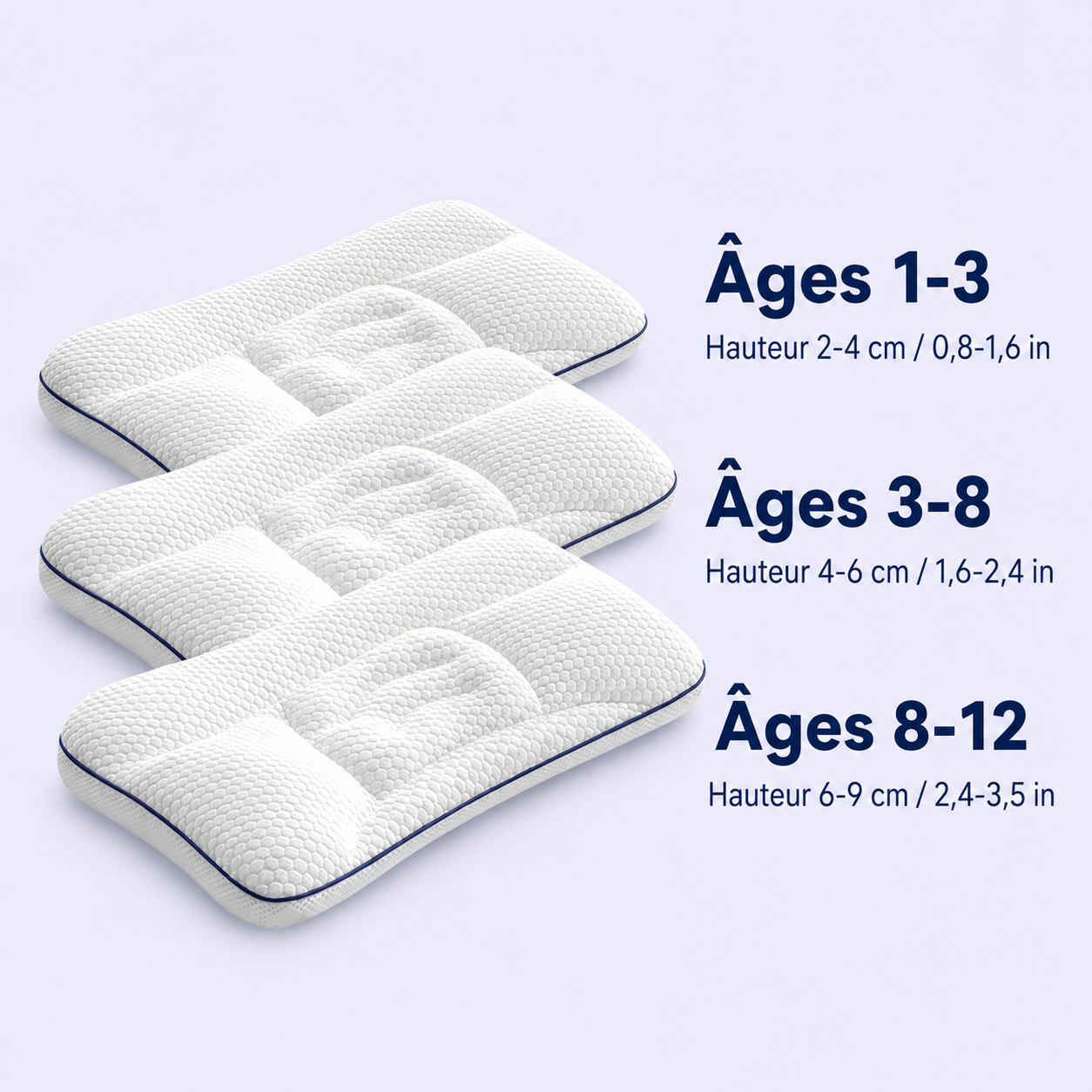 Oreiller Postural pour Enfants™ — Un alignement sain pendant le sommeil pour les enfants en pleine croissance