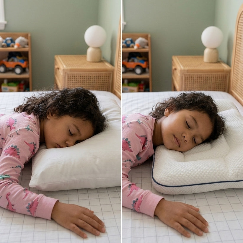 Oreiller Postural pour Enfants™ — Un alignement sain pendant le sommeil pour les enfants en pleine croissance