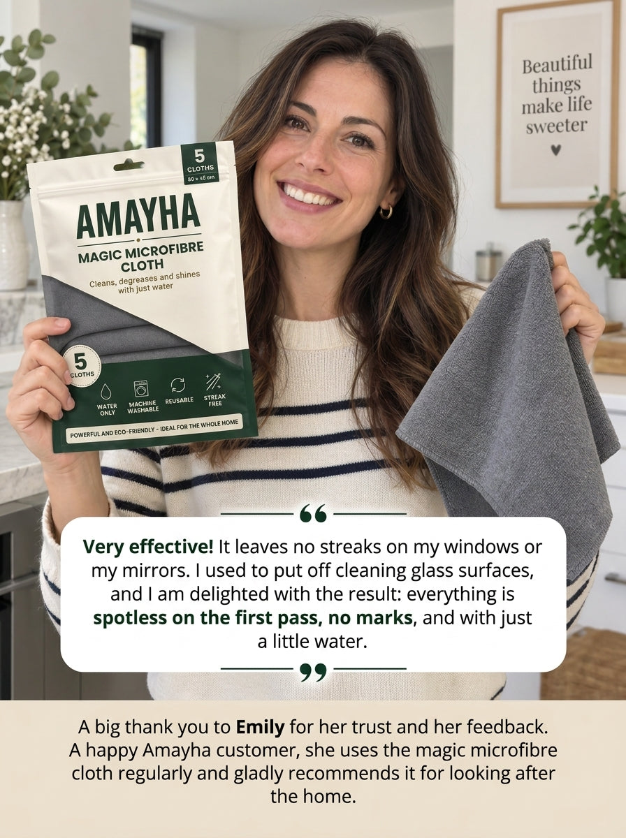Customer testimonial - Amayha Magic Cloth