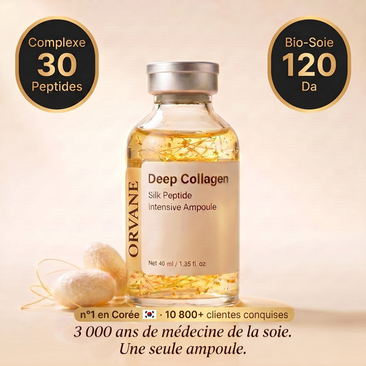 Orvane Deep Collagen — ampoule collagène peptides de soie