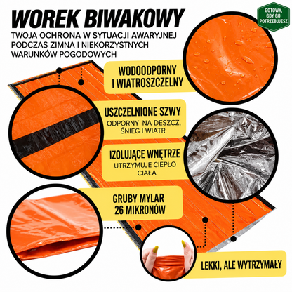 Wodoodporny, wiatroszczelny i odblaskowe wnętrze