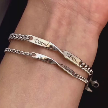 Bracelet duo - Le meilleur cadeau à personnaliser