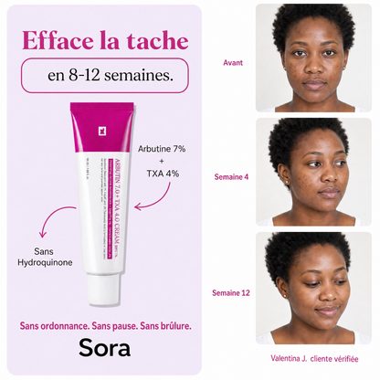 Mélora — Taches estompées. Teint unifié. Éclat retrouvé